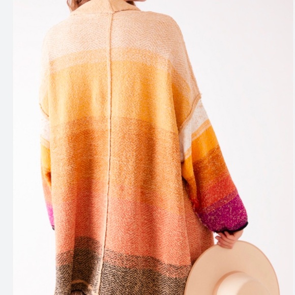 Free People Sunset Park Cardigan in Low Sun Combo - Picture 6 of 6